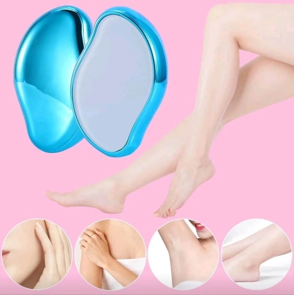 Sleek Blue Hair Removal Tool for Women